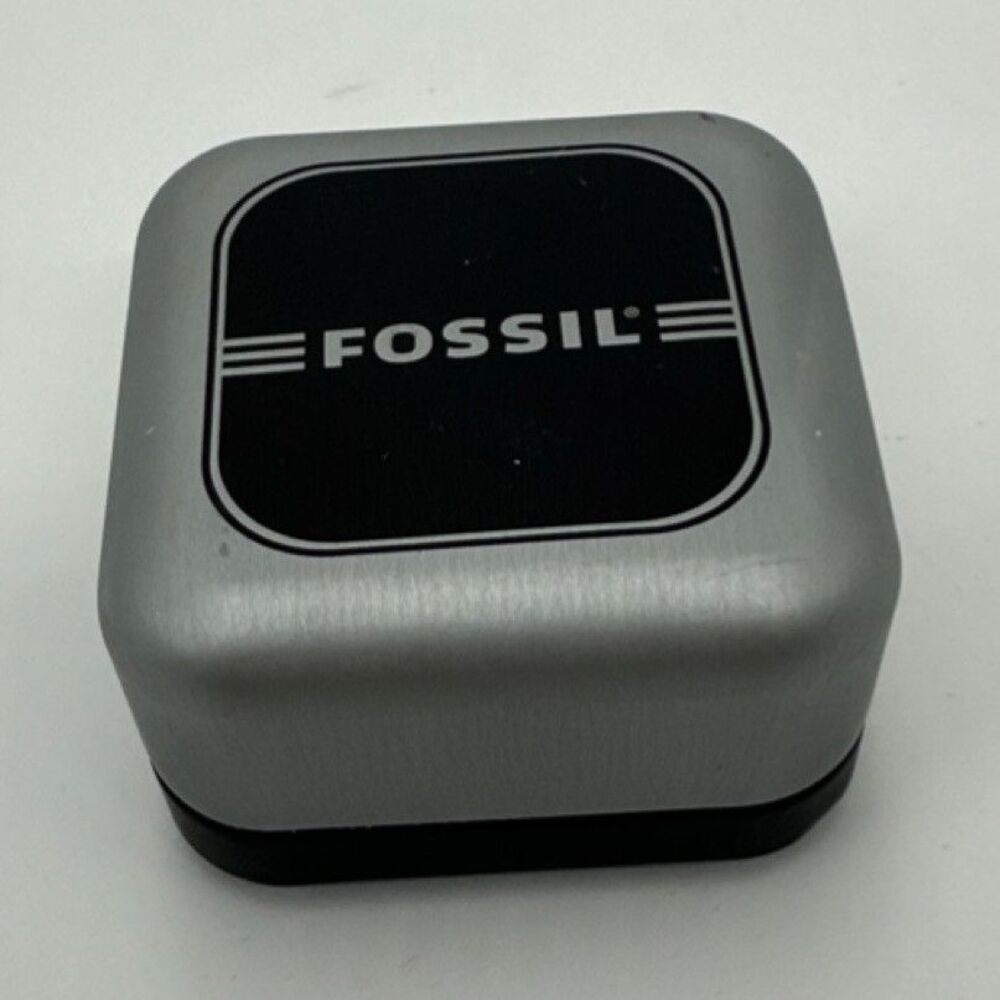 Fossil Gunmetal Rectangular Men's Cufflinks Metal MPN 9557060